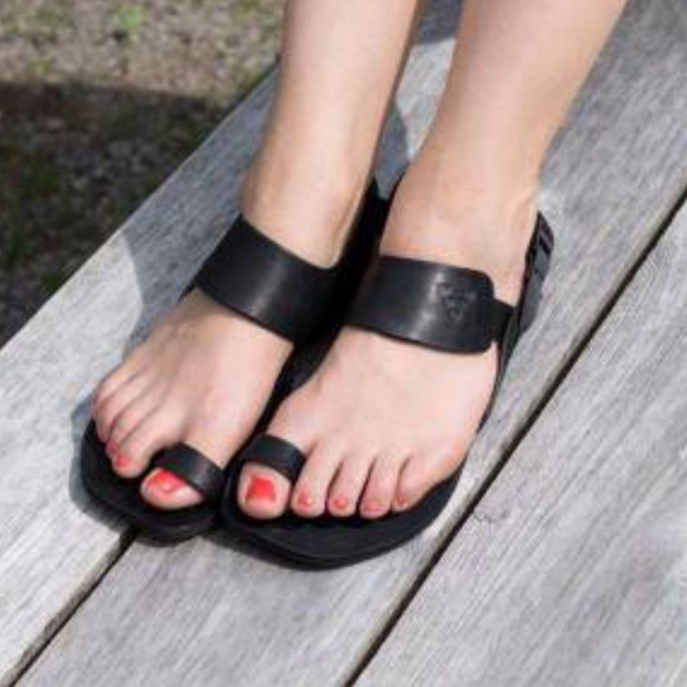 Vivobarefoot Atani Sandals Women Obsidian
